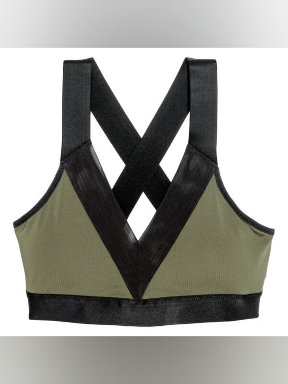 H&M V-Neck Padded Sports Bra - Medium support